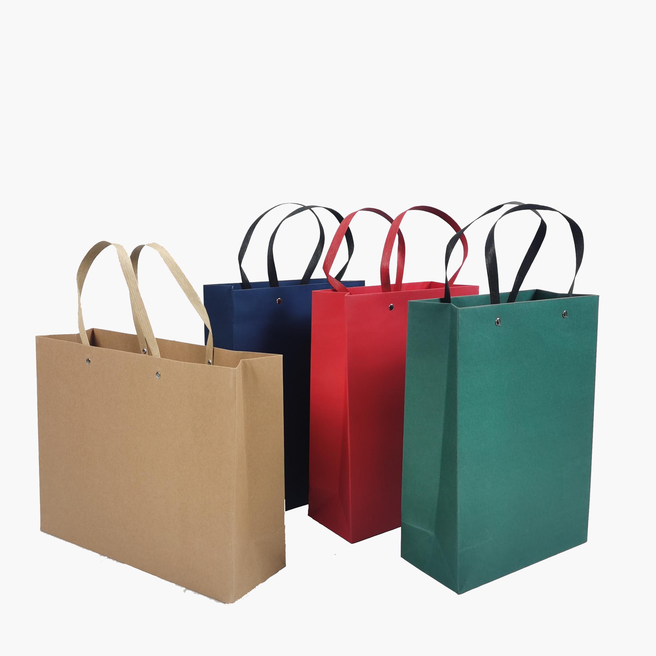 Custom Your Own Logo Luxury Cardboard Black Shopping Gift Clothes Shoes Packing Paper Bags With Handles