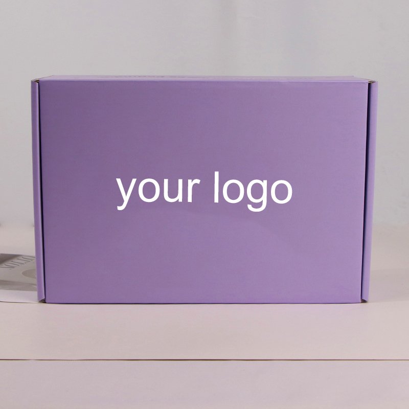 Biodegradable Shipping Packing Box Mailing paper Corrugated Mailer Courier Parcel Boxes With Custom Logo Print