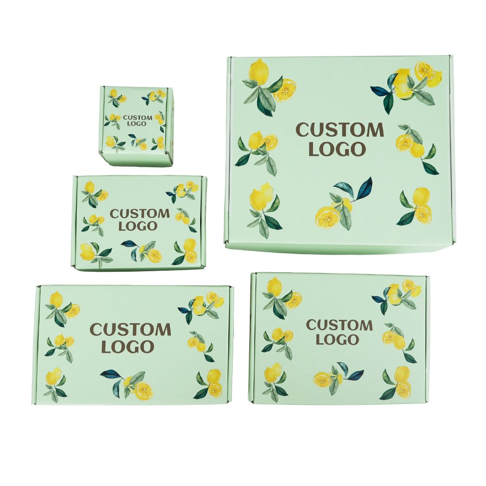 High Quality Hard Printing Packaging Gift Box Personalized Logo Paperboard Cardboard Shipping Mailer Paper Boxes For Beautiful