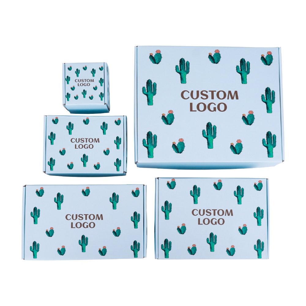 High Quality Hard Printing Packaging Gift Box Personalized Logo Paperboard Cardboard Shipping Mailer Paper Boxes For Beautiful