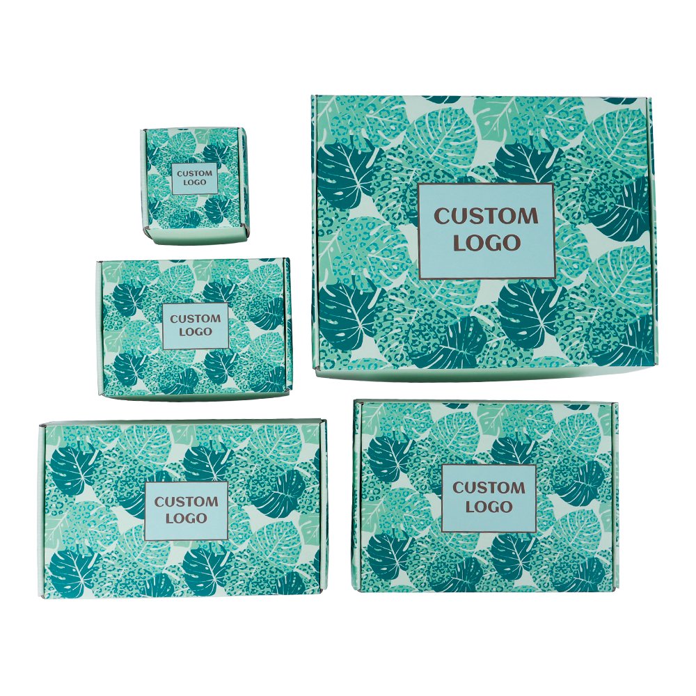 High Quality Hard Printing Packaging Gift Box Personalized Logo Paperboard Cardboard Shipping Mailer Paper Boxes For Beautiful