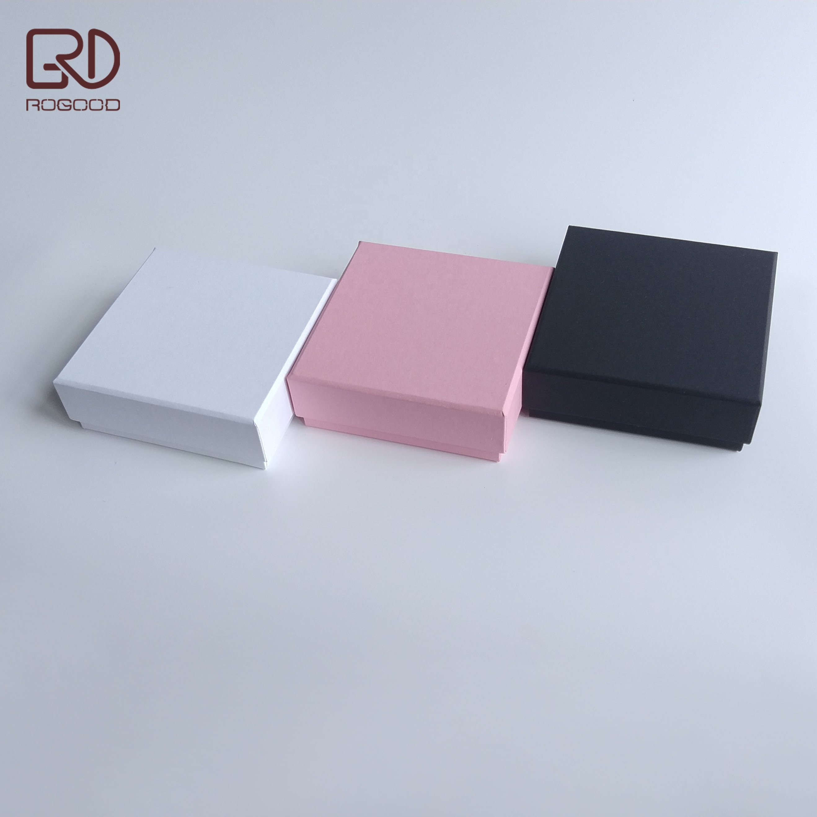 ROGOOD Accept custom 9x9x3cm cardboard made quality bangle bracelet use jewelry box P2113
