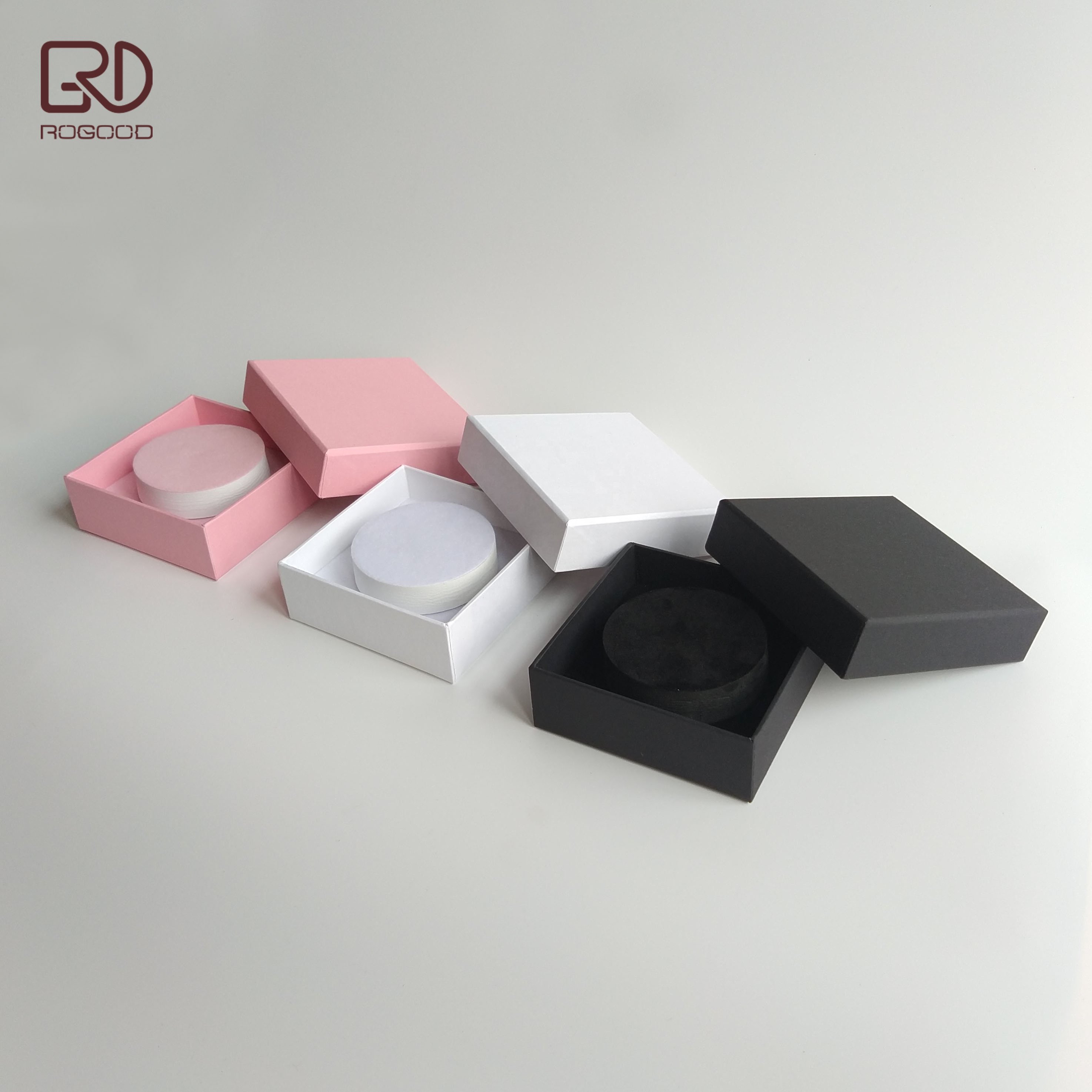 ROGOOD Accept custom 9x9x3cm cardboard made quality bangle bracelet use jewelry box P2113