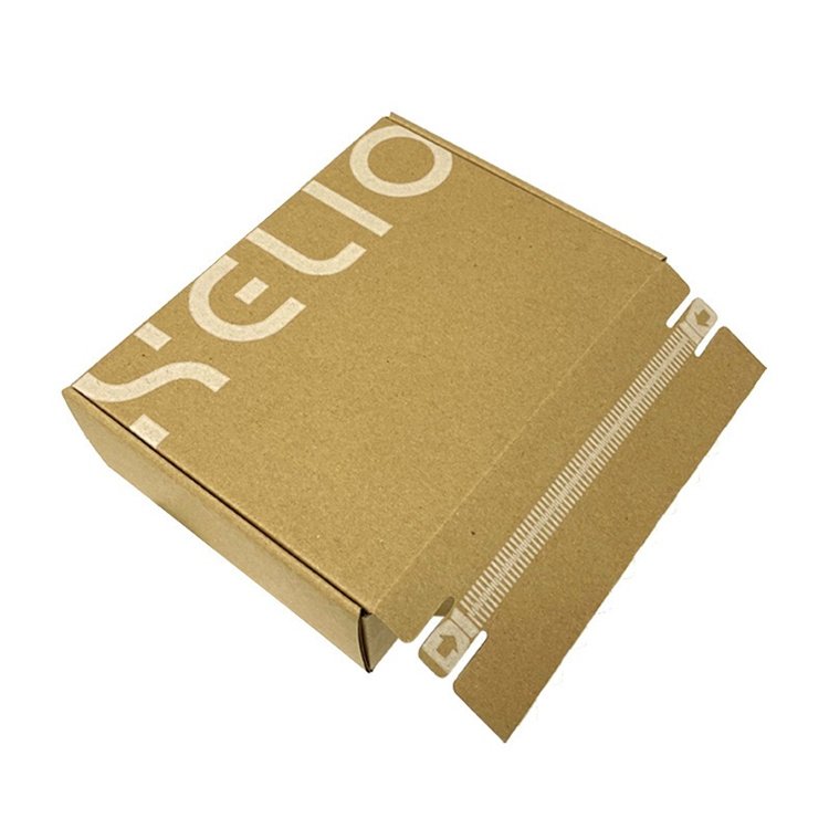 Color Paper Packaging Recyclable Wholesale Biodegradable Clothing Fold Corrugated Kraft Paper Box In Stock Mailer Shipping Boxes