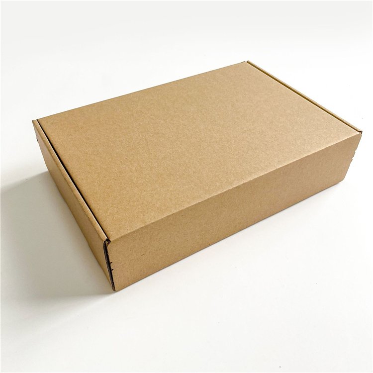 Color Paper Packaging Recyclable Wholesale Biodegradable Clothing Fold Corrugated Kraft Paper Box In Stock Mailer Shipping Boxes