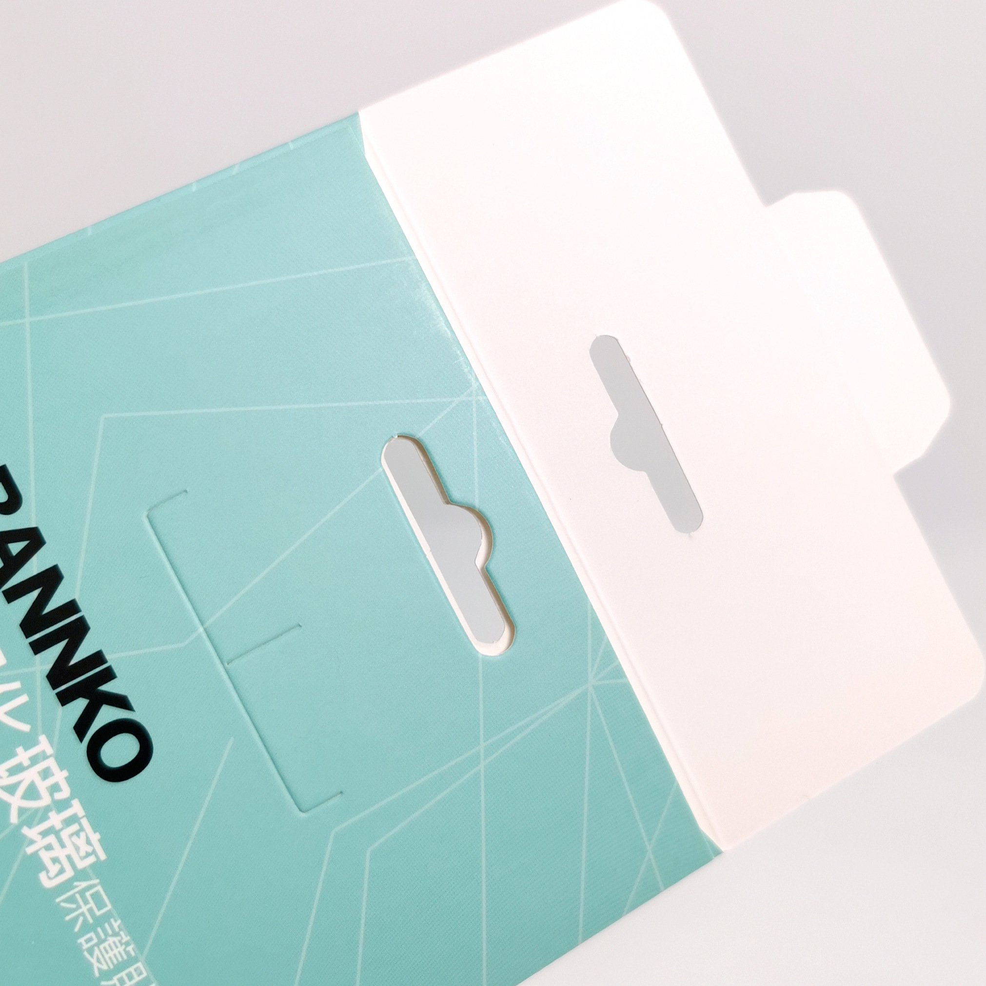 Free samples your own logo screen protector envelope customized design phone screen protector packaging hang paper box