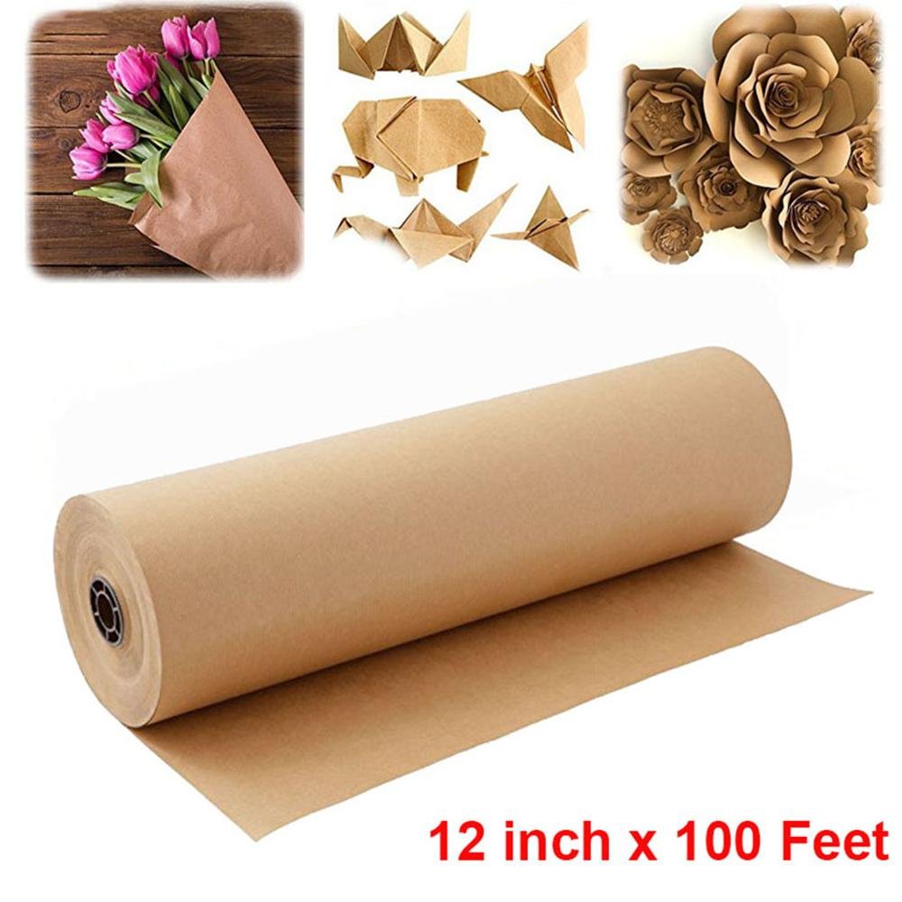 Wholesale Kraft Brown Wrapping Paper Waterproof Custom Christmas Gift Wrapping Paper With Your Own Logo