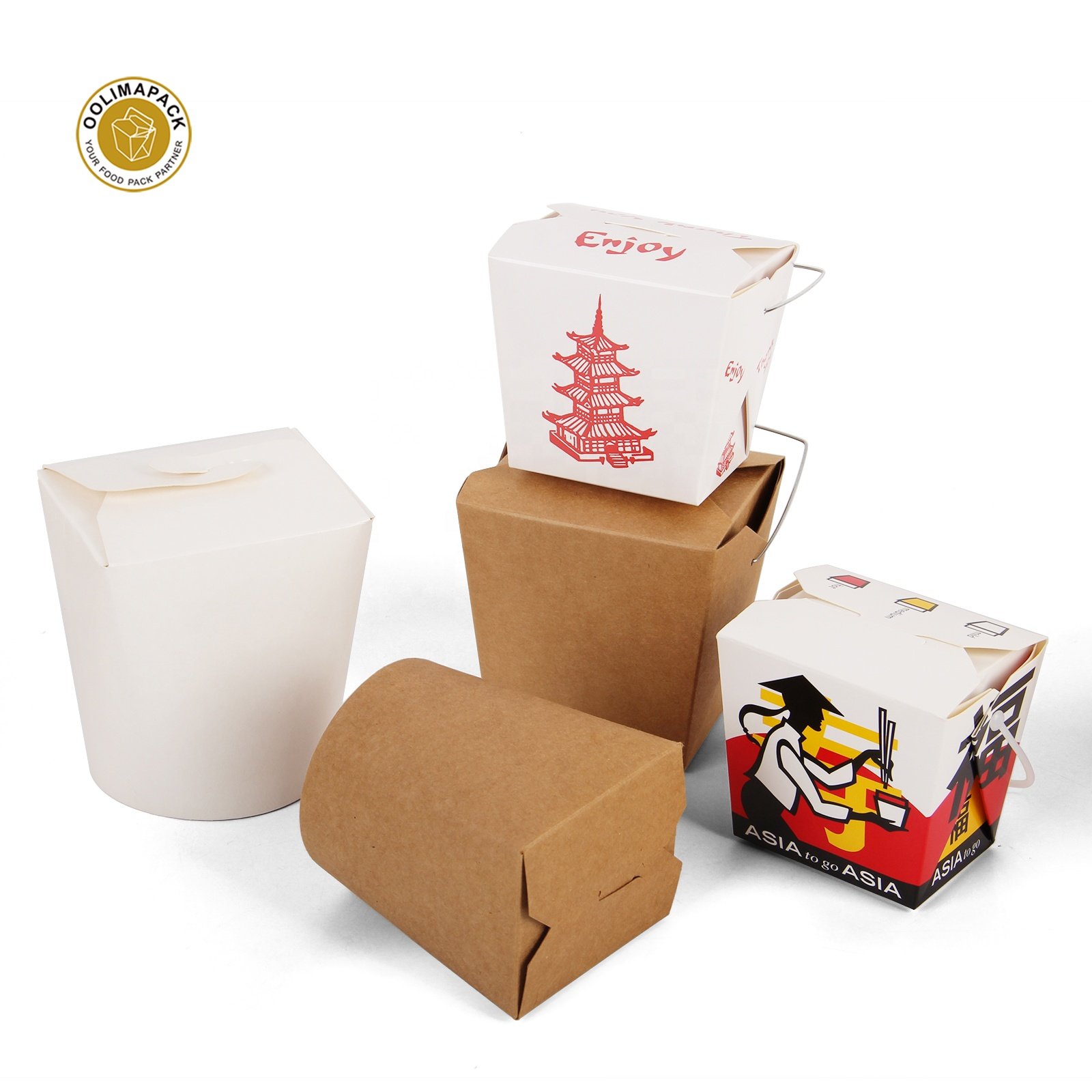 Biodegradable Doner Kebab Box Takeaway Noodle Box Hot Sell Pasta Box Packaging