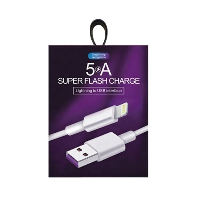 Packing box wholesale USB mobile phone data cable packing box with hook with inner bracket