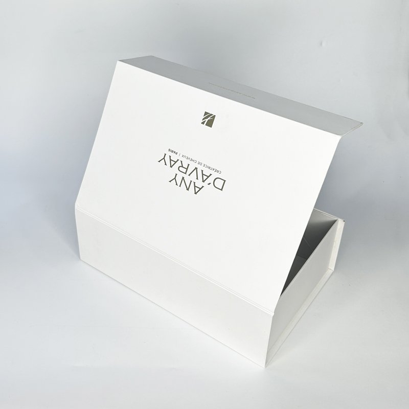 Custom Matt Black Luxury Flap Lid Gift Boxes with Magnetic Closure Large Cardboard UV Sponge Lined for Cosmetics