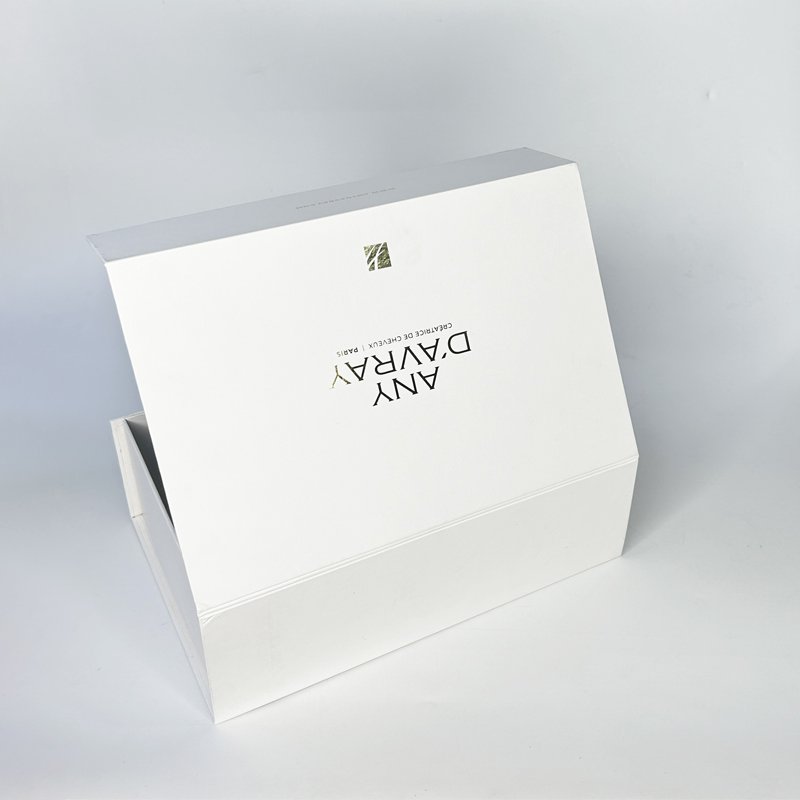 Custom Matt Black Luxury Flap Lid Gift Boxes with Magnetic Closure Large Cardboard UV Sponge Lined for Cosmetics