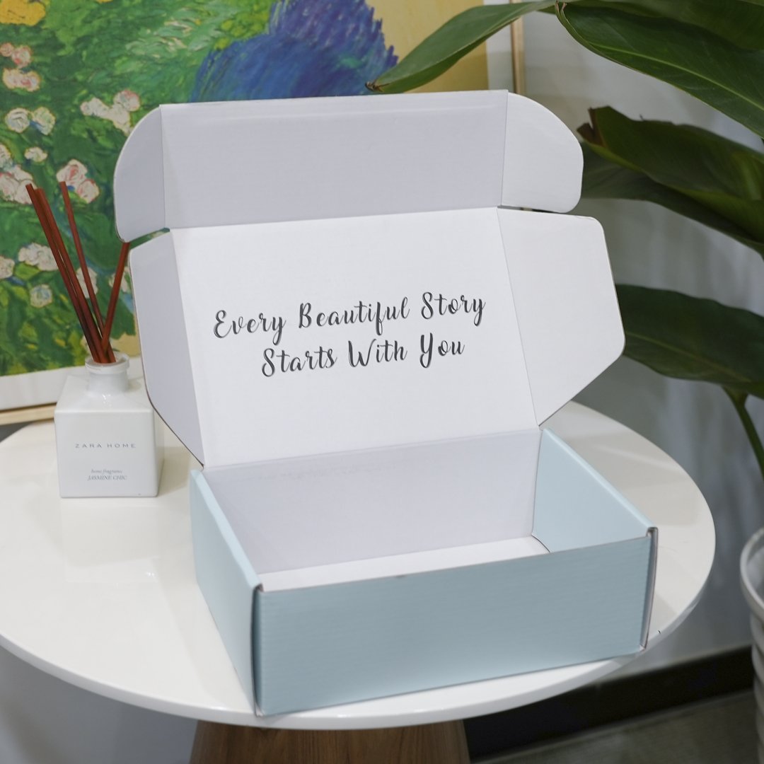 Custom Logo Caja Carton Corrugated Cardboard Paper Folding Mailer Custom Box Lotion Packaging Mailer Box Box