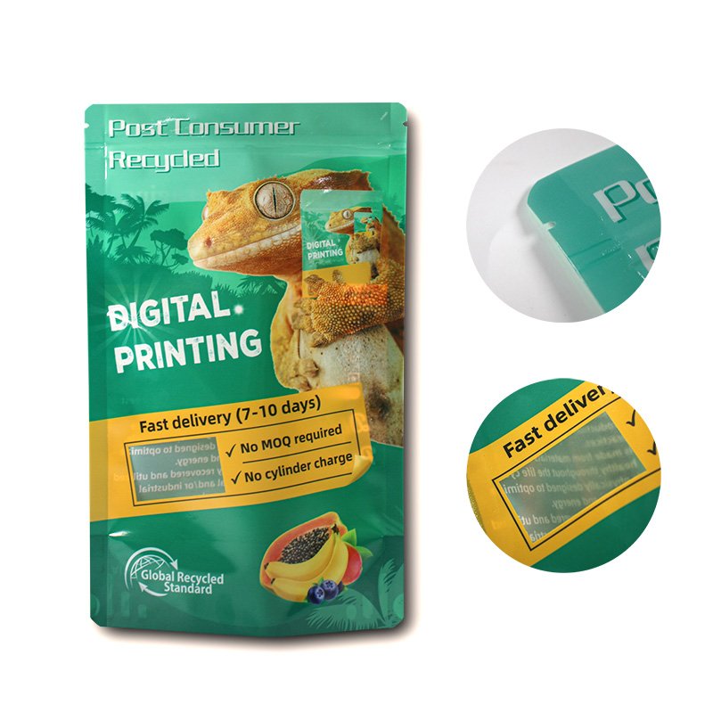 Custom Printed Aluminum Foil Logo Food Grade Resealable Smell Proof Moisture-proof Stand Up Pouch Mylar Bags
