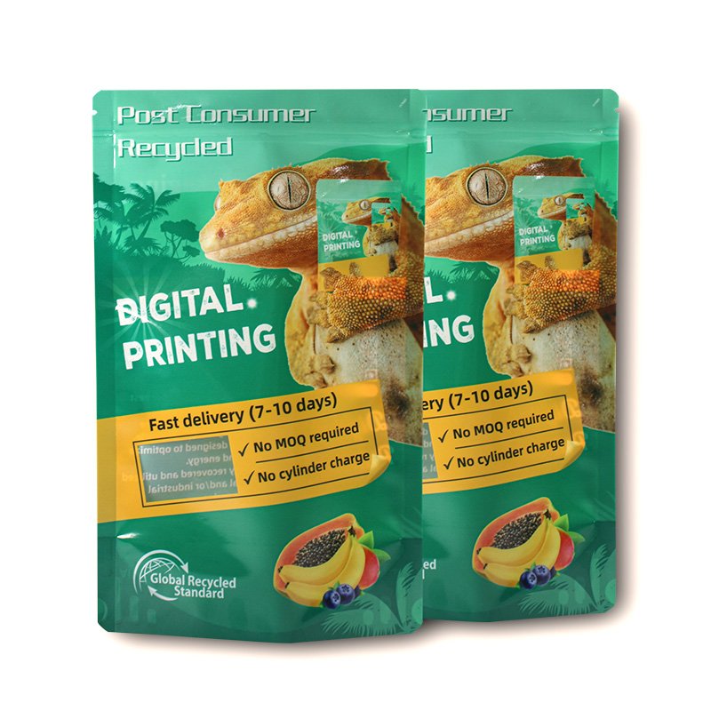 Custom Printed Aluminum Foil Logo Food Grade Resealable Smell Proof Moisture-proof Stand Up Pouch Mylar Bags