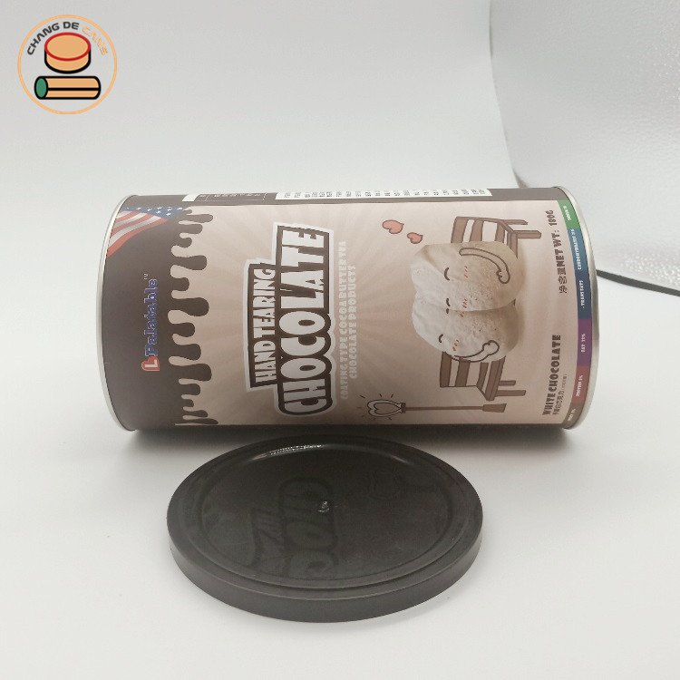 Wholesale heat-sealed circular carton packaging potato chips/ dried fruit/baked food carton packaging