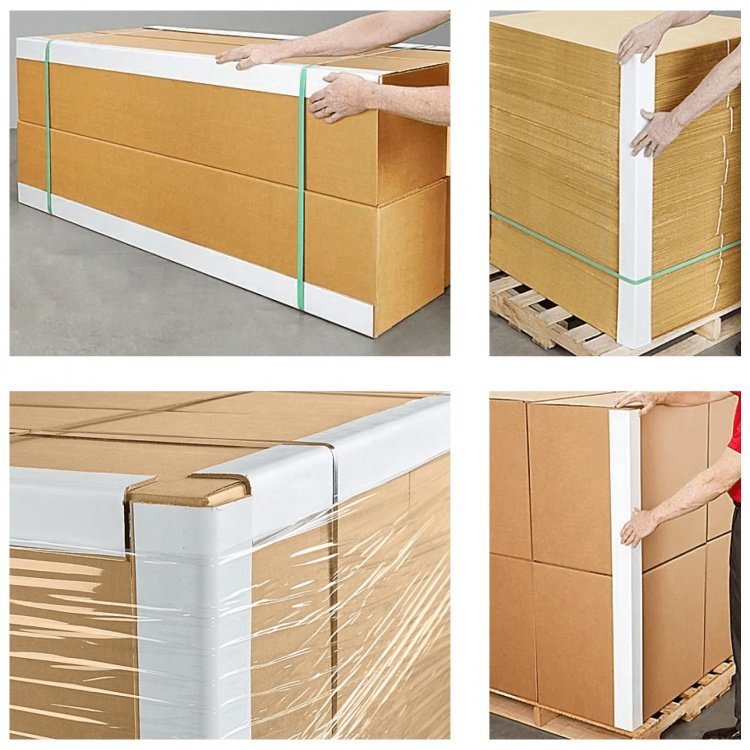 Strong L-shape Cardboard Corner Pallet Edge Pallet Paper Corner Protector