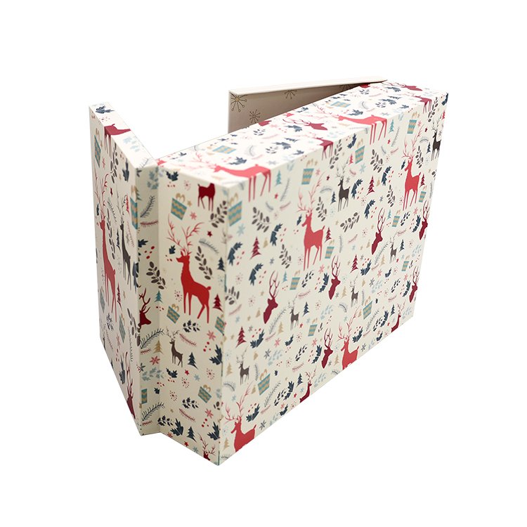 Factory Custom Ramadan Christmas Chocolate Calendar Advent Boxes Paper Cosmetic Cardboard Packaging 24 pieces small drawer Gift