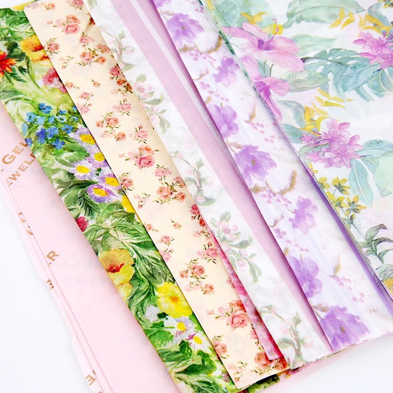 flower packaging paper new style designer flower wrapping tissue paper waterproof wrapping paper for flower