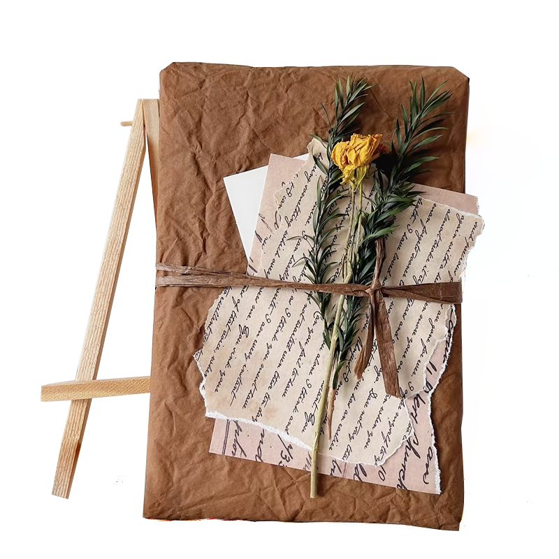High Quality Kraft Wrapping Paper Custom Packaging Tissue Paper Private Logo Wrapping Paper