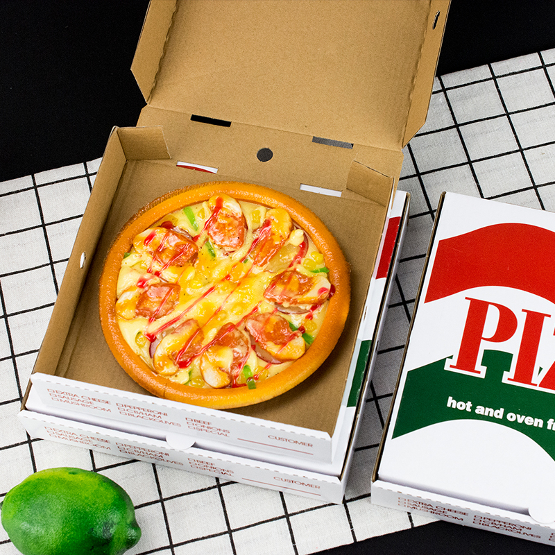 Wholesale Pizza Boxes Takeaway dessert Box Price Cheap Packaging Paper Logo Custom Pizza Boxes