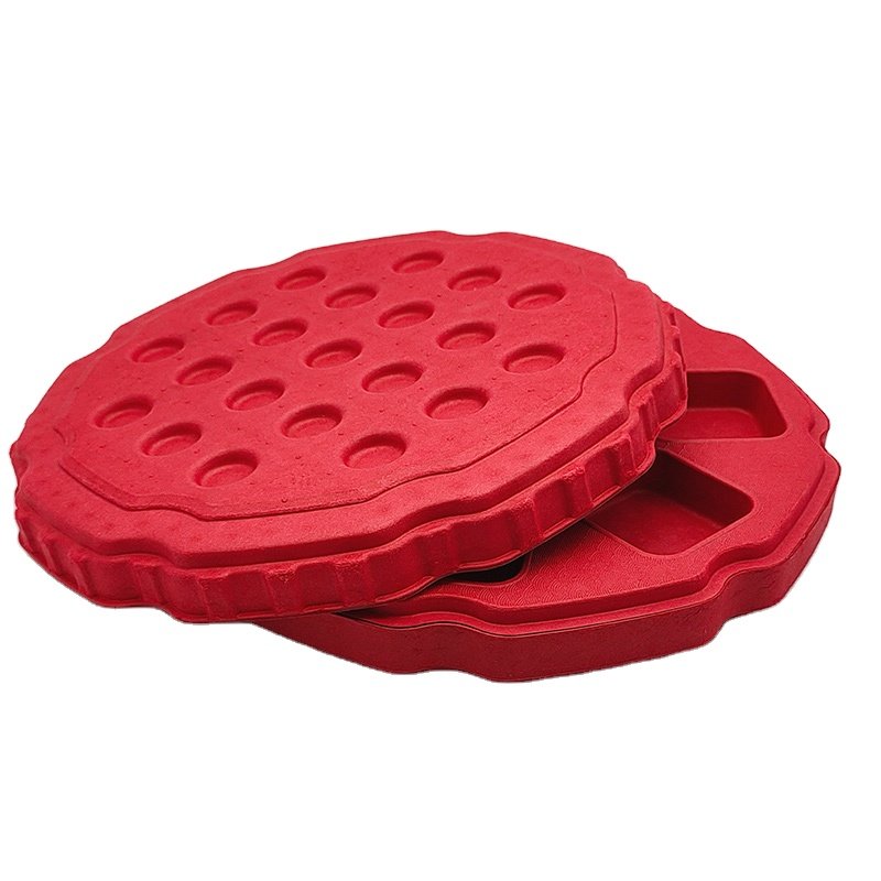 Factory wholesale Eco friendly Sugarcane bagasse biodegradable moon cake packaging box