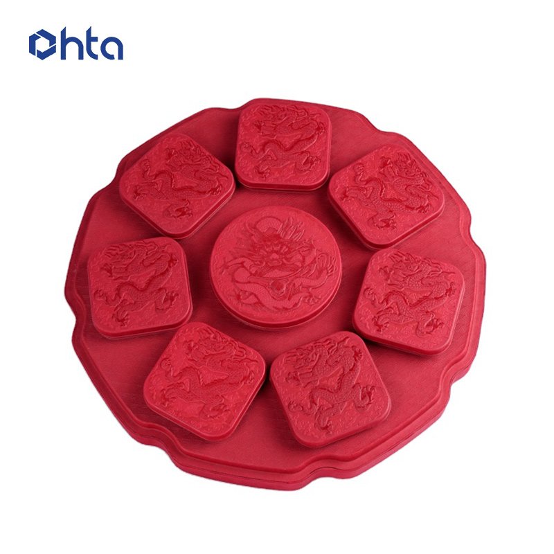 Factory wholesale Eco friendly Sugarcane bagasse biodegradable moon cake packaging box