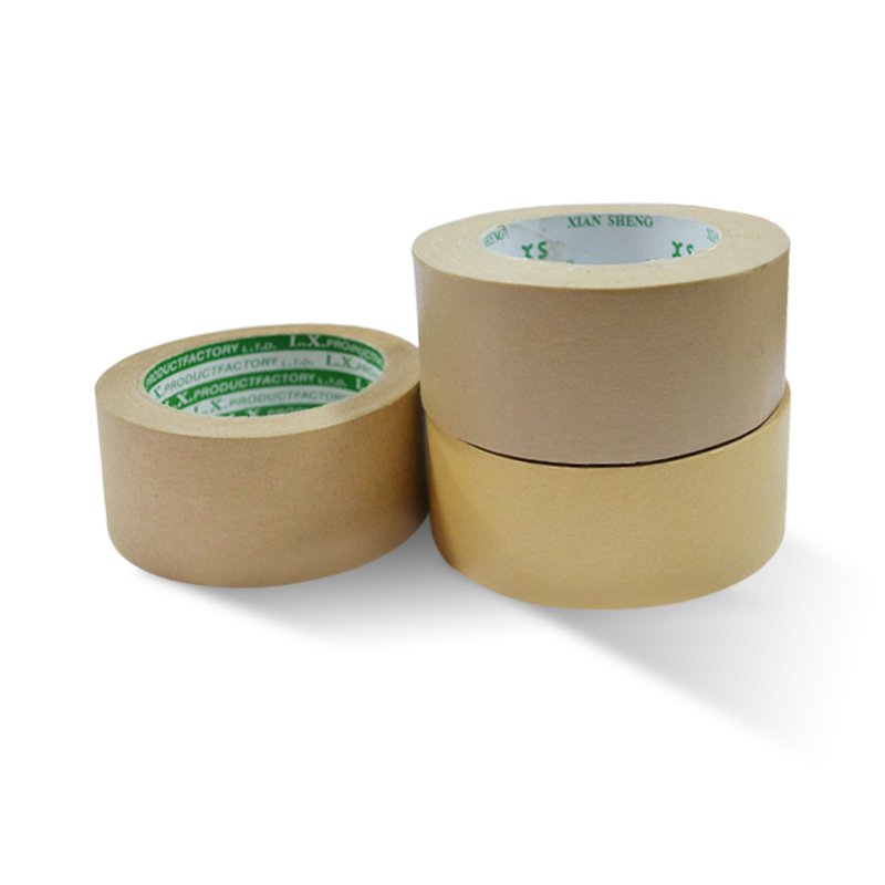 Factory Price Self Adhesive Water Activated Fragile Kraft Paper Tape Eco Friendly Kraft Paper Tape With Logo Degradable