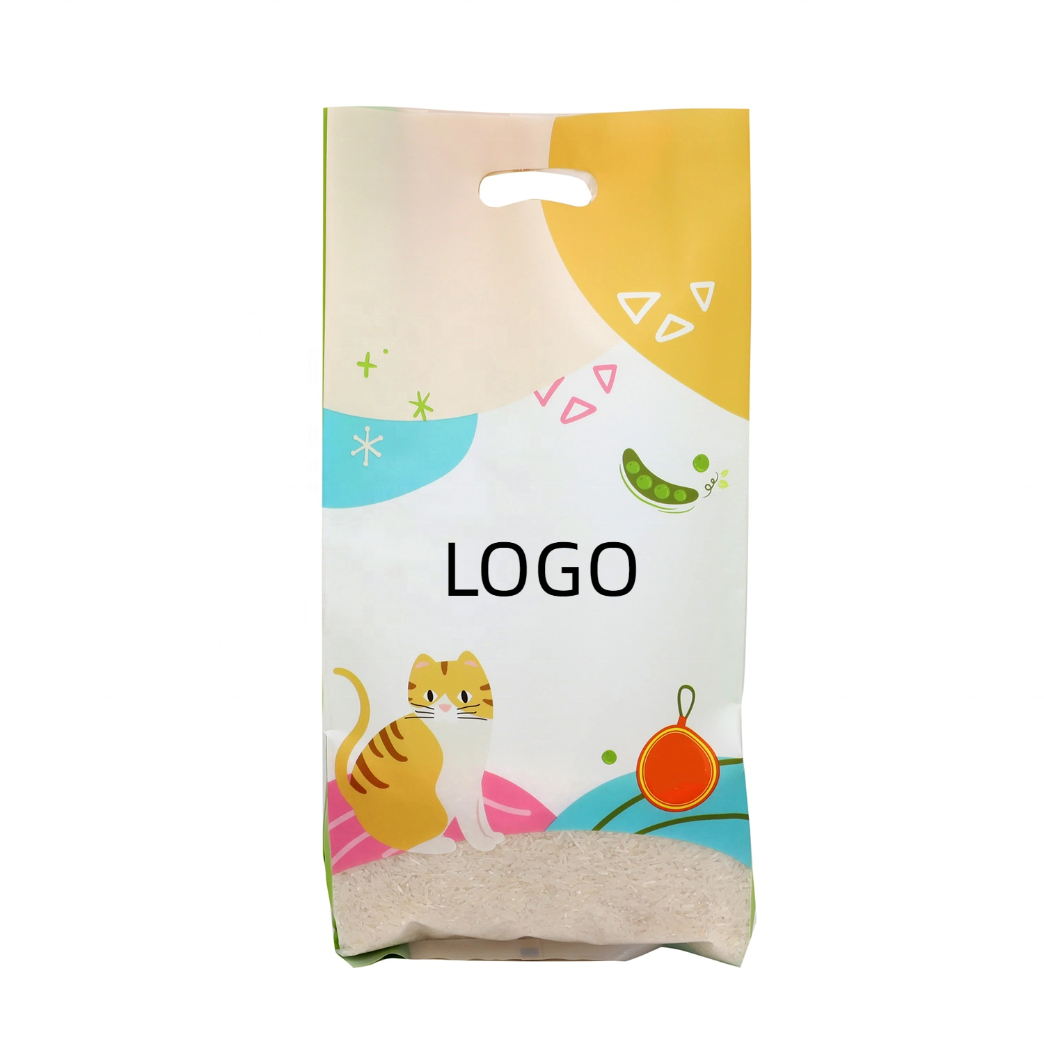 Eco Friendly recycle Pet Dog Cat Snacks Treat Coffee Tea Flat Bottom Zipper Food Plastic Packaging Stand up Pouch Bag