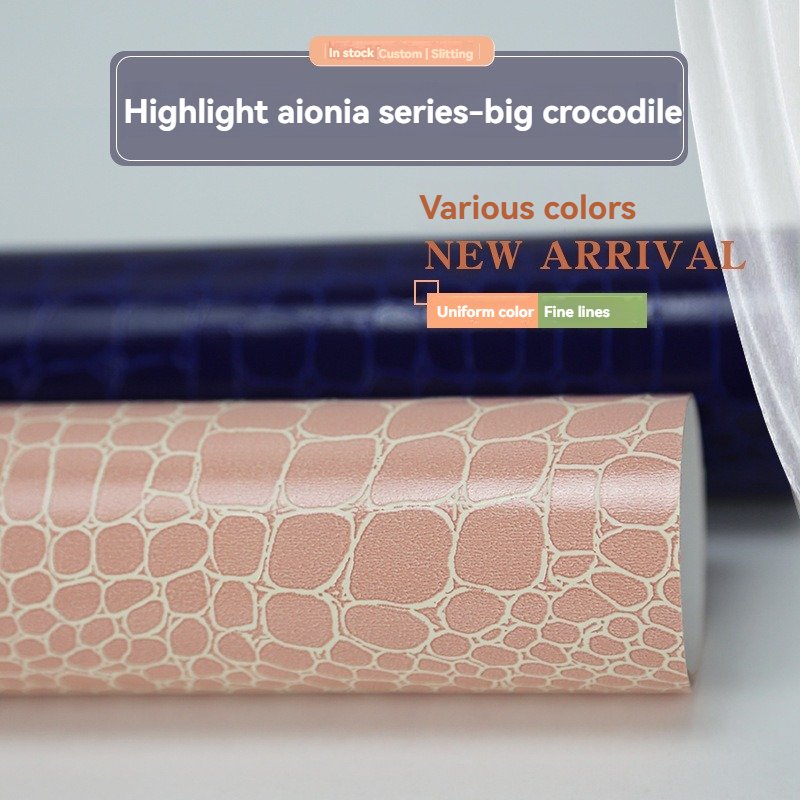 Spot crocodile patterned leather paper, high gloss special paper, high-end wine box art paper, packaging paper