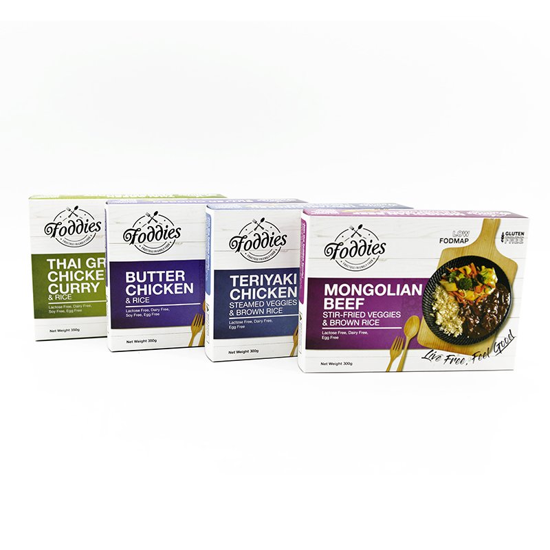 Custom Side Gusset Dry Food Packaging Paper Side Gusset Cardboard Printed Biscuit Chicken Frozen Food Box Packaging