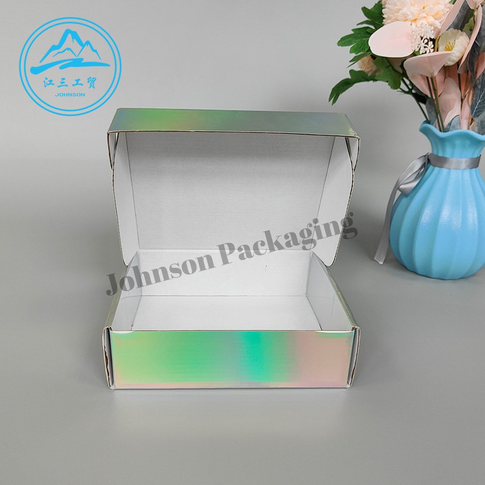 Customlaser Paper Reflection Boxes Custom Printed Holographic Lazer Paper Box Mailer Box