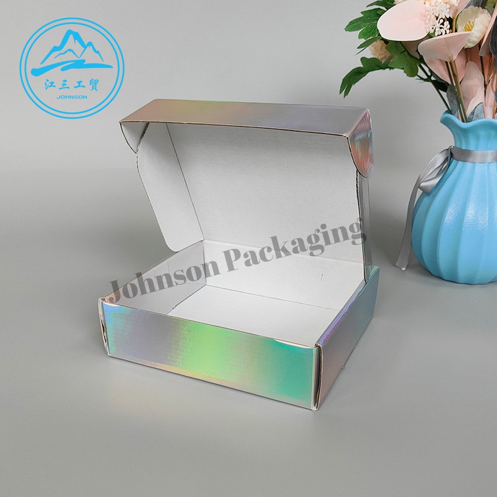 Customlaser Paper Reflection Boxes Custom Printed Holographic Lazer Paper Box Mailer Box