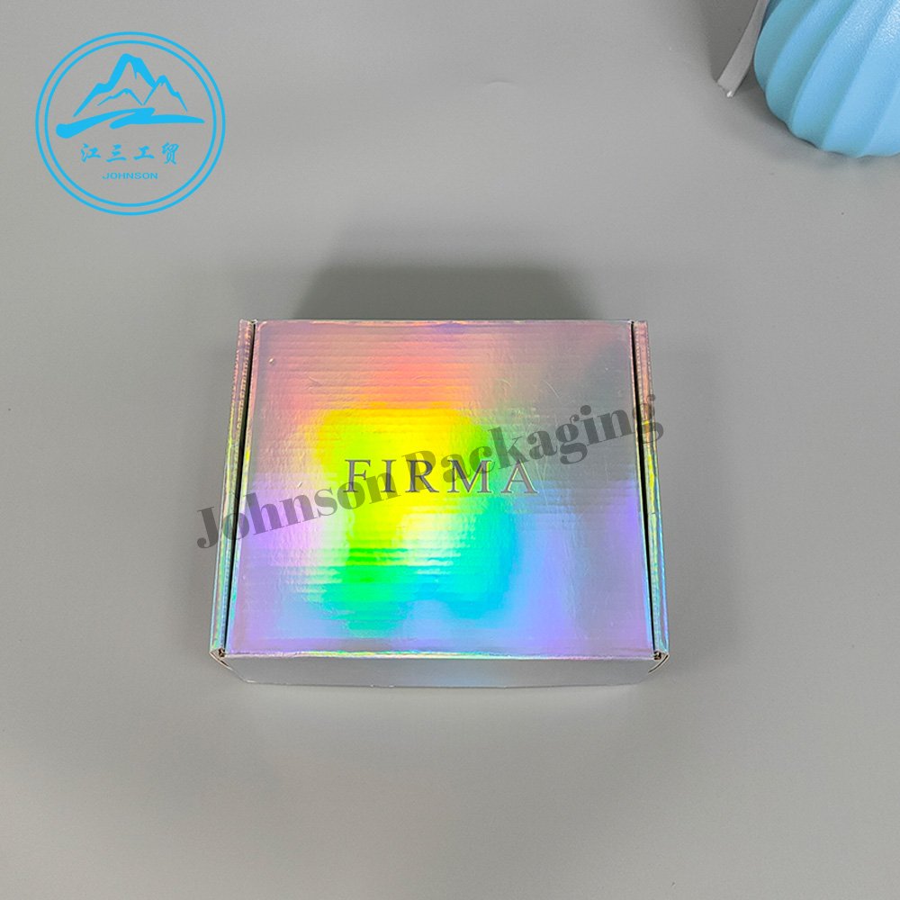 Customlaser Paper Reflection Boxes Custom Printed Holographic Lazer Paper Box Mailer Box