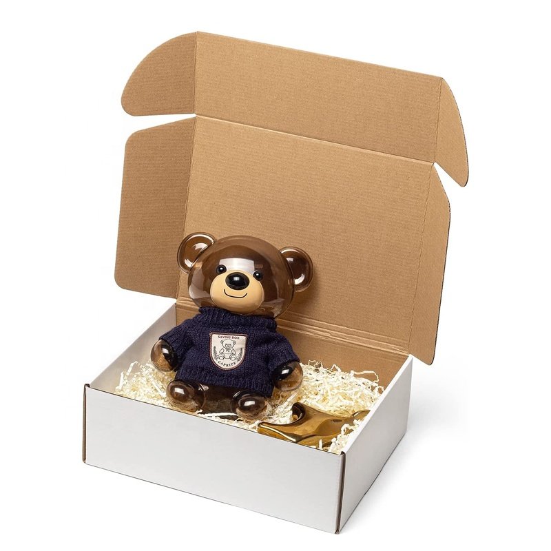 Luxury Clothing Shoes Corrugated Board Silver Socks Kraft Box Custom Clothing Package Box Gift Paper with Paper Socks Men Accept