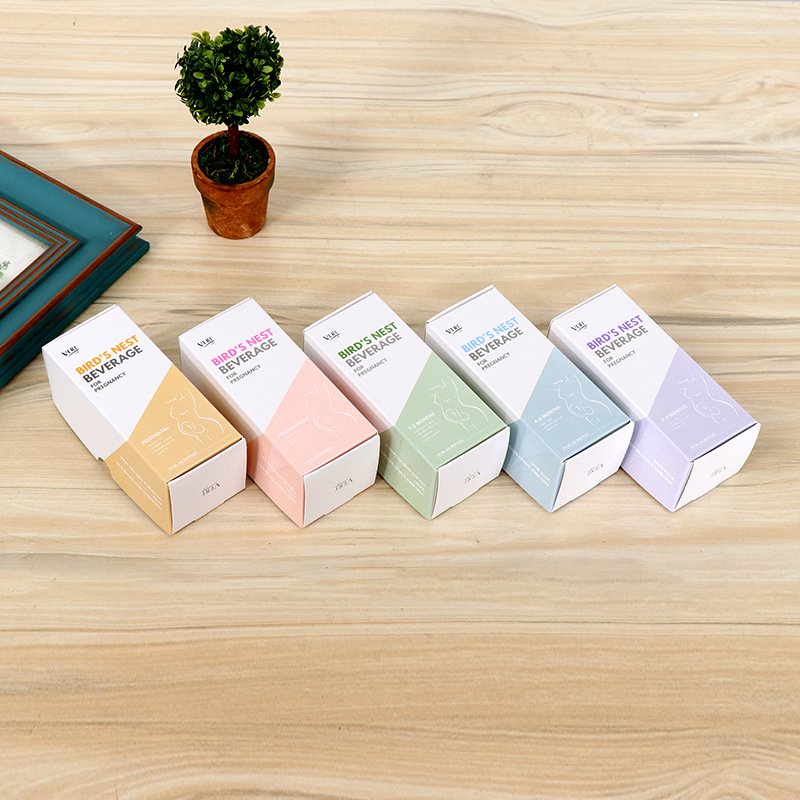 Lotion Carton Cardboard Cosmetic Packaging Perfume Bottle Folding Card Paper Box For Skincare Products Eco
