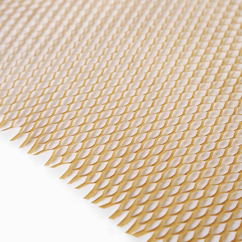 Customized Size Cushion Paper Honeycomb gray Kraft Wrapping shockproof packaging Paper Protective Packaging Wrap Honeycomb Paper