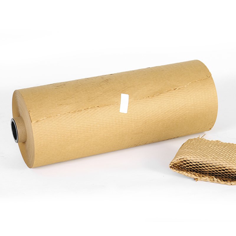 Customized Size Cushion Paper Honeycomb gray Kraft Wrapping shockproof packaging Paper Protective Packaging Wrap Honeycomb Paper