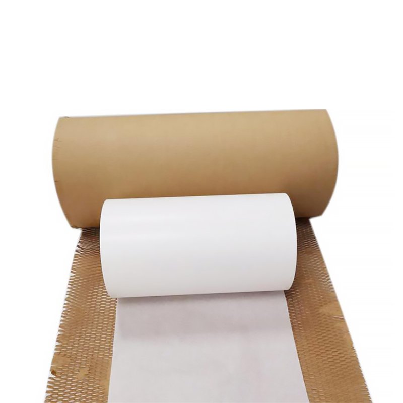 Customized Size Cushion Paper Honeycomb gray Kraft Wrapping shockproof packaging Paper Protective Packaging Wrap Honeycomb Paper