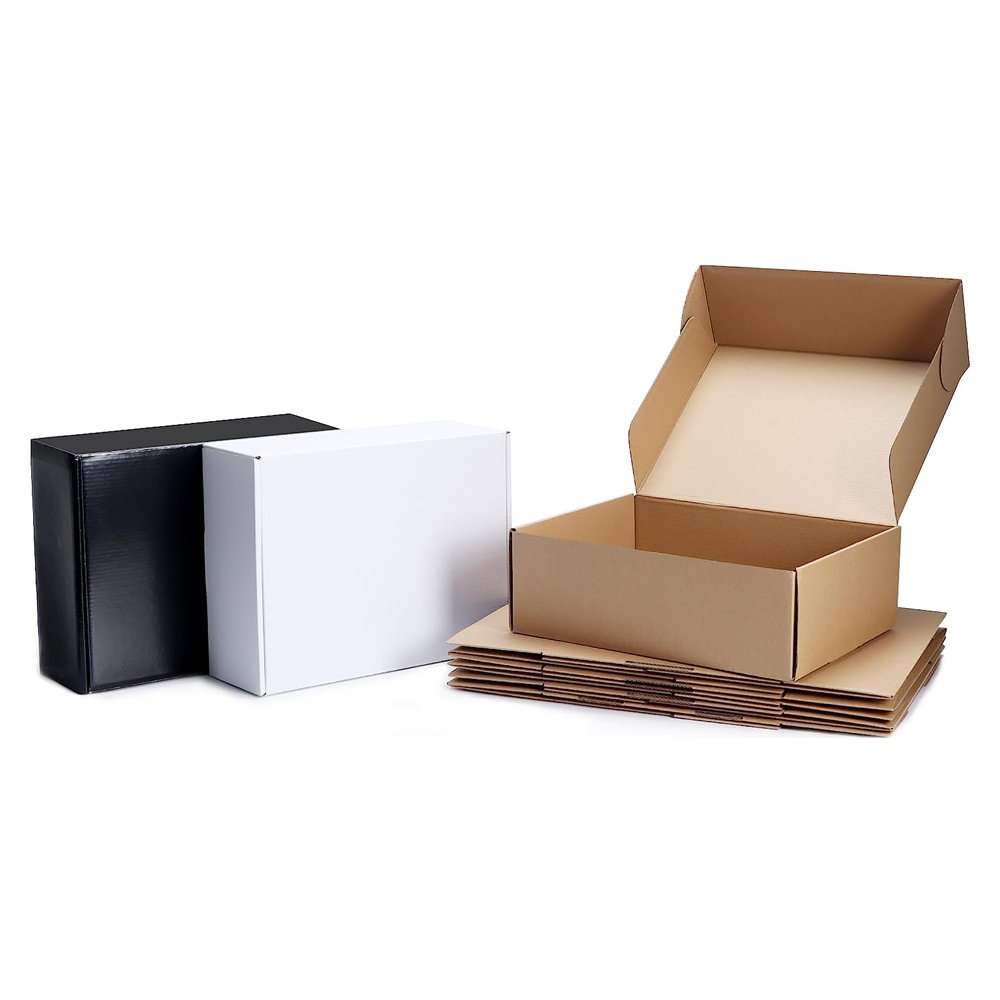 Corrugated Cardboard Customized Kraft Paper Shipping Packaging Box Mailer Gift Paper Boxes For Dress