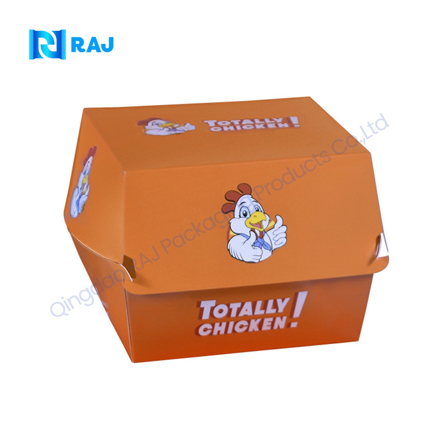 Custom Printed Corn Starch Food Packaging Burger Hot Dog Hamburger and Chips Packaging Box with Logo