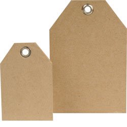 Custom Black Shipping UV coated Print Matte Paper Price Hang Tags