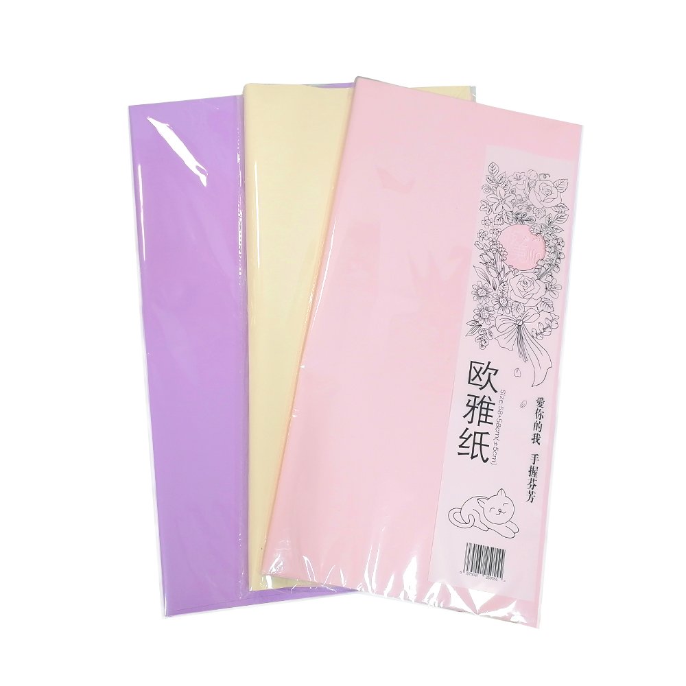 eco friendly custom water proof packing bouquet wrapping paper sheets roll package cellophane packaging flower packing paper