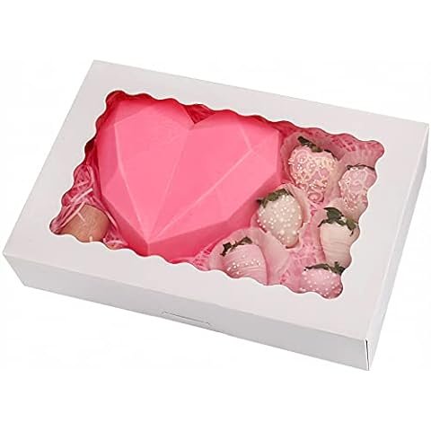 Recyclable cardboard sweet cup cake dessert box packaging custom mini cake slice pop box cup clear cake boxes with window