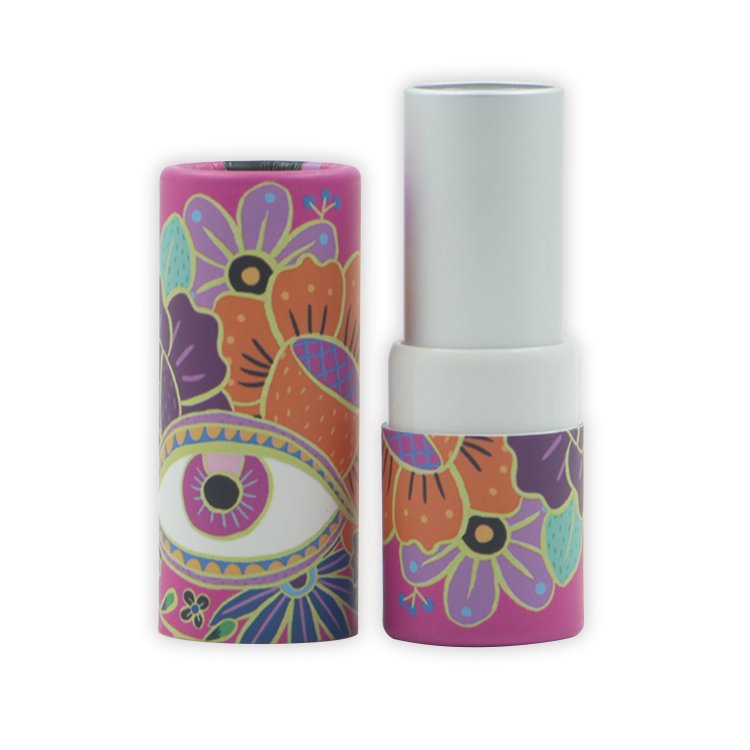 Luxury paper tube packaging lipstick cosmetic oil container kraft paper lip balm paper tube