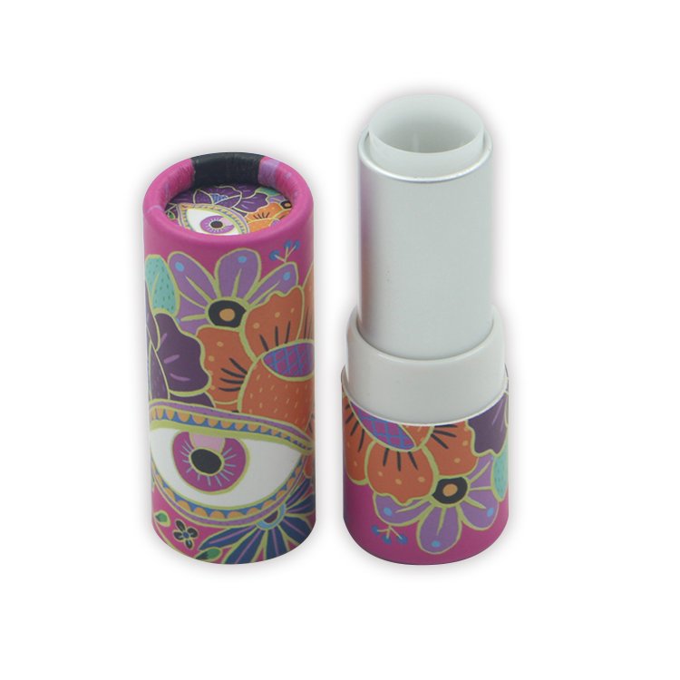 Luxury paper tube packaging lipstick cosmetic oil container kraft paper lip balm paper tube