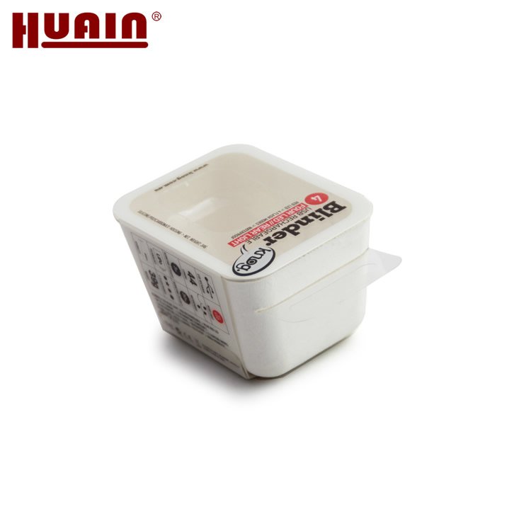 Eco Friendly Molded Pulp Box for Ice Cream Packaging