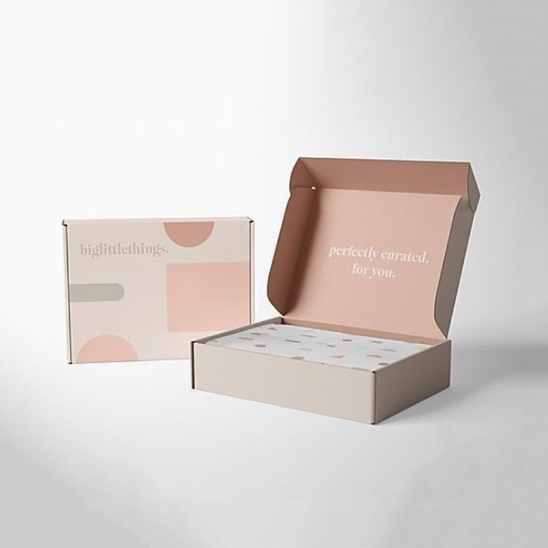 Free Sampling Custom Design Corrugated Paper Clothing Pillow Mailing Packaging Gift Box