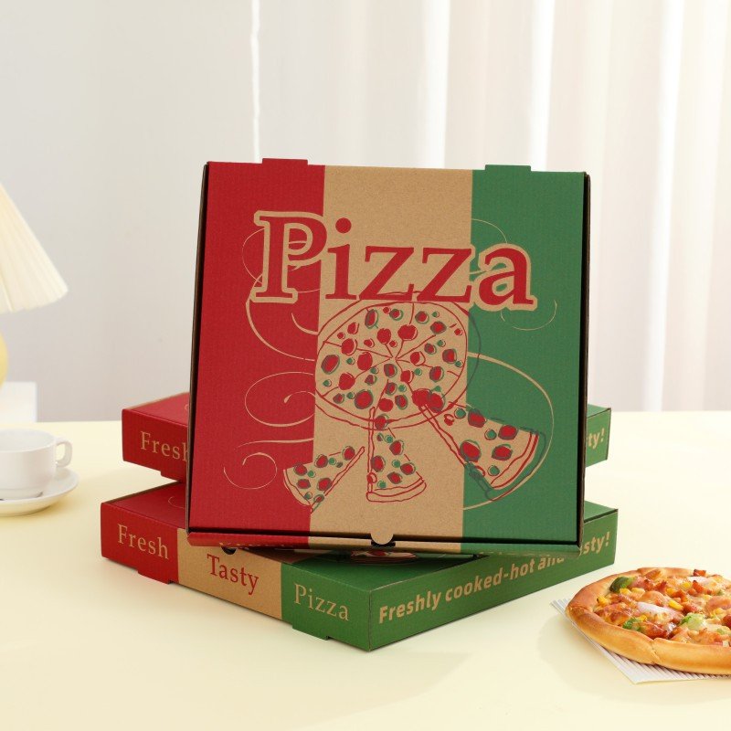 Cheap price Wholesale Custom 12 16 18 inch pizza box Corrugated box packaging pizza box with logo