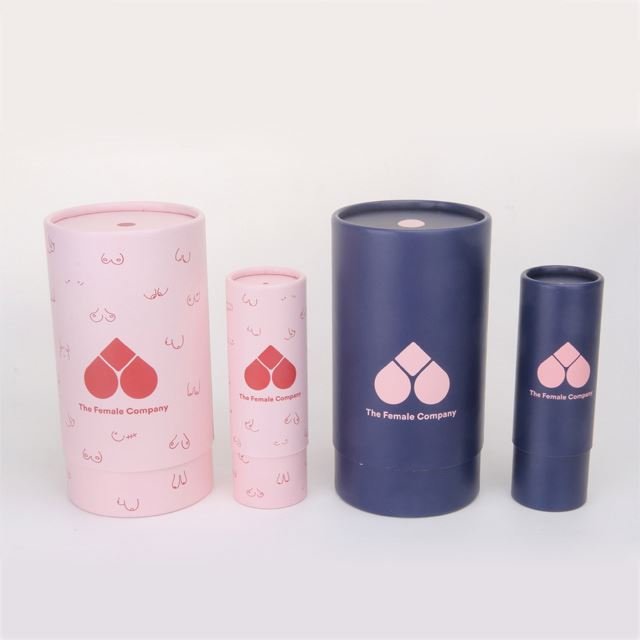 Customized specialty Recyclable underwear T-shirt Kraft Tubes Tshirt Paper Cylinder Box Tube Packaging