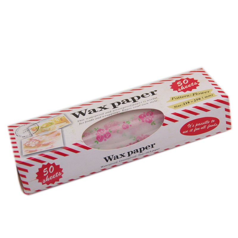 Printing Hamburger Oil Proof Tissue Packaging Paper Sandwich Greaseproof Food Grade Food Packing Silicone paper